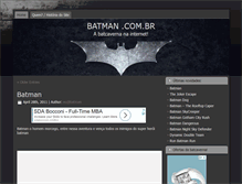 Tablet Screenshot of batman.com.br